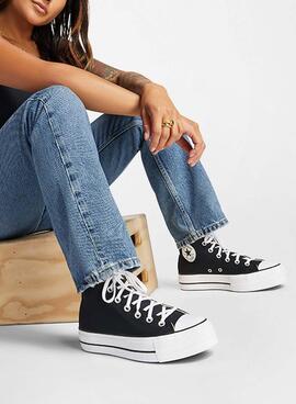 Sapatilhas Chuck Taylor All Star Plataforma Preto