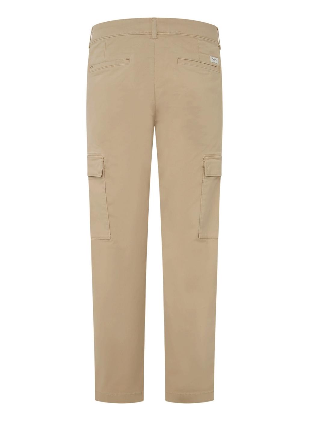 Calça Pepe Jeans Twill Cargo Bege para homens