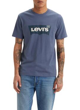 Camiseta Levis Core Azul para homem