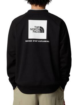 Moletom The North Face Ranglan Preto para homem