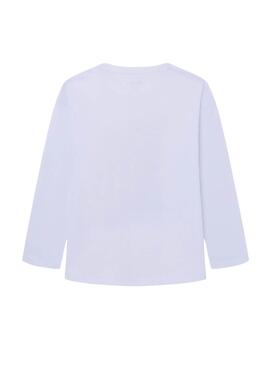 Camiseta Pepe Jeans Titi Branca para meninas