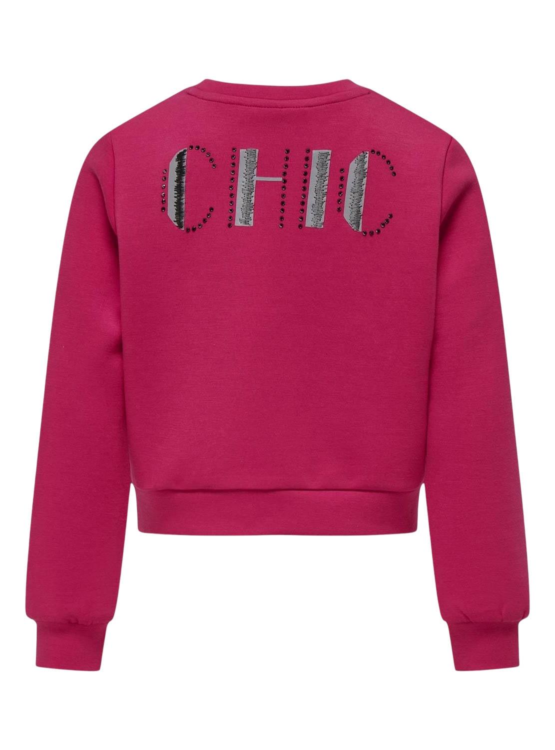 Moletom Only Mayra Rosa para menina