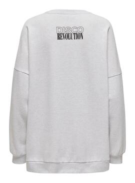 Moletom Only Daze Cinza para mulher