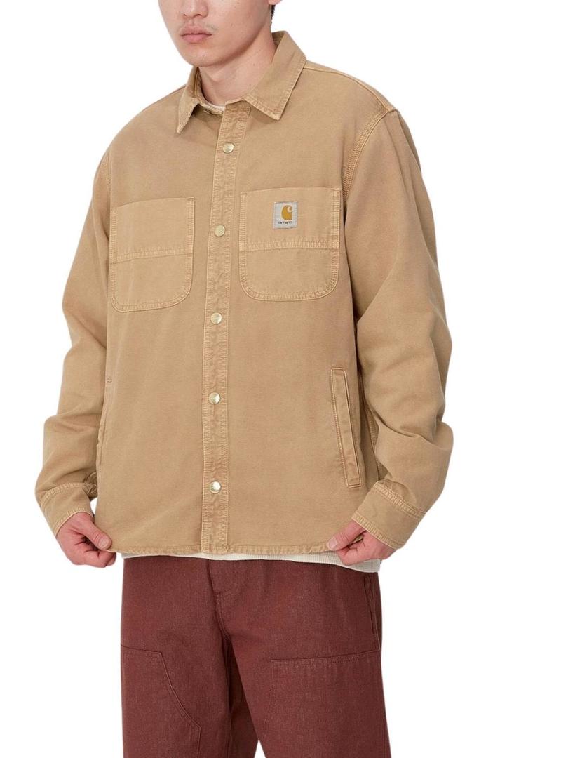 Camisa de sobre Carhartt Conro camel para homem.