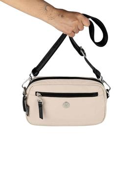 Bolsa Munich Bloom Slim Bege para Mulher.