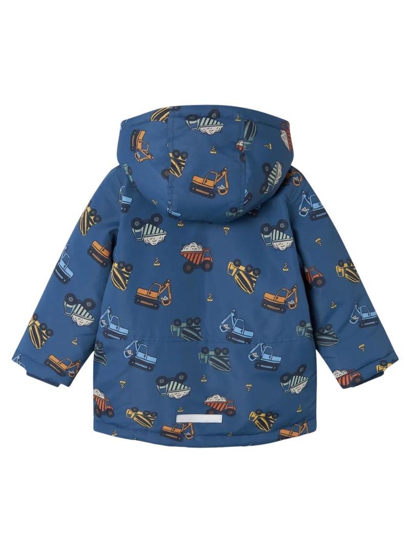 Casaco Name It Max estampado azul para menino