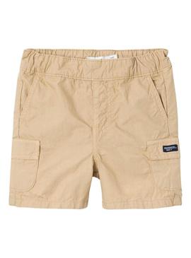 Bermudas Name It Ryan carga tostada para crianças.