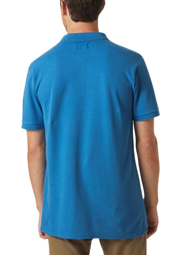 Camisa Polo Helly Hansen Malcesine azul para homem.