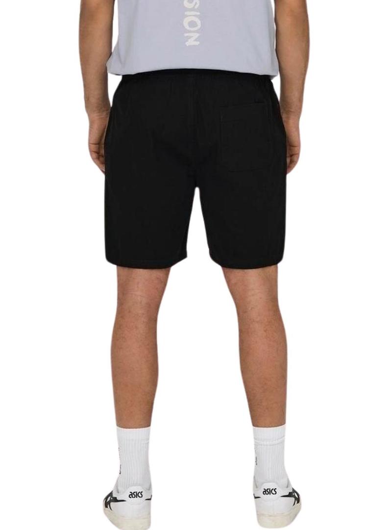 Bermudas Only & Sons Stel Life preta para homem.