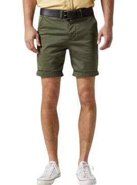 Bermudas Altonadock Verde Caqui para Homem.