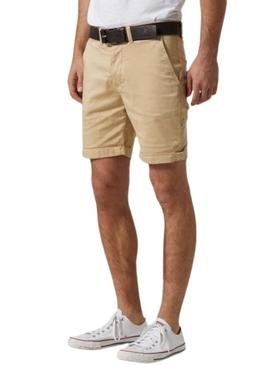 Bermudas Altonadock bege para homem.