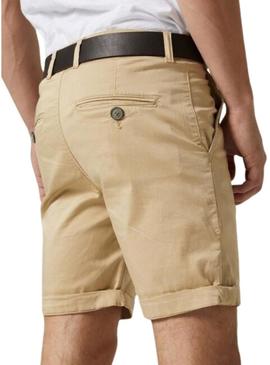 Bermudas Altonadock bege para homem.