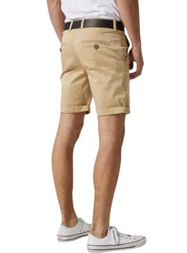 Bermudas Altonadock bege para homem.