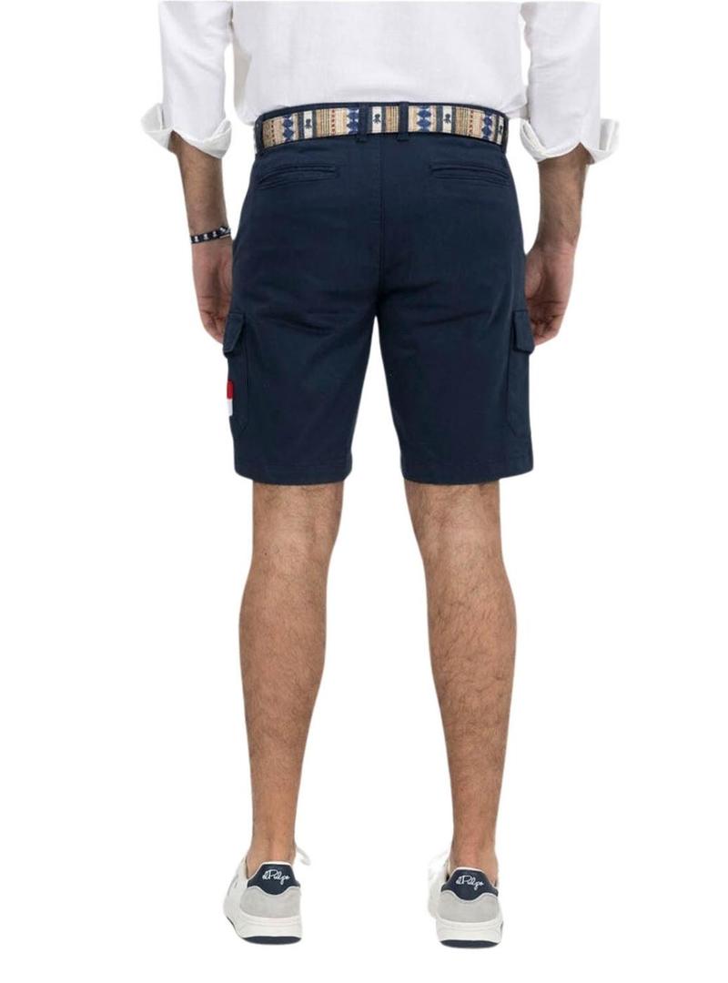 Bermudas El Pulpo Patch Carga Marinha para Homem