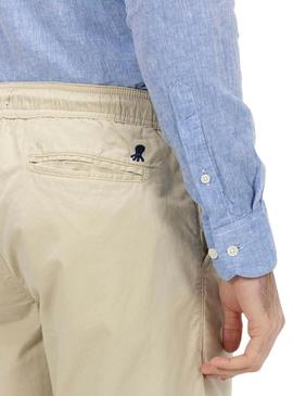 Bermudas El Pulpo Bahamas bege para homens.