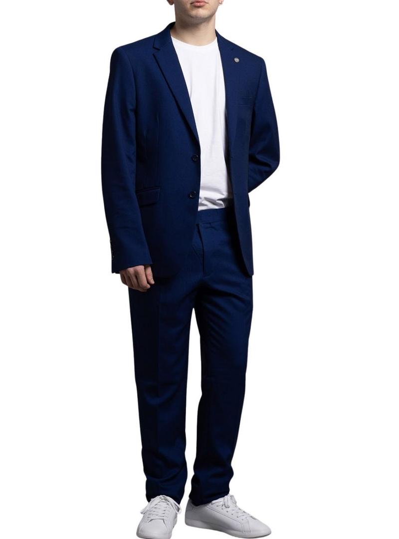 Calça de fato Klout 238 azul para homem.