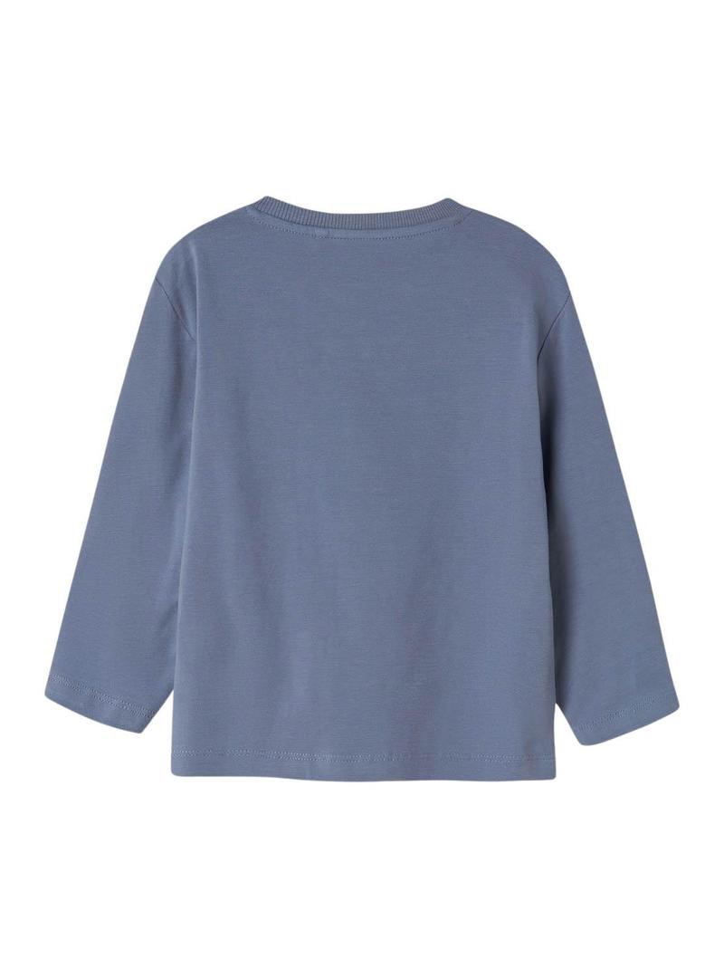 Camiseta Name It Sebber azul para menino