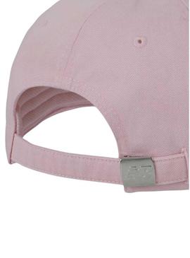 Boné New Balance Basic Logo rosa para mulher