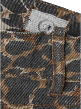 Saia calça Name It leopardo para menina.