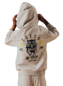 Moletom Name It Bertillo cinza para menino.