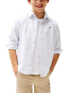 Camisa Tommy Hilfiger Ithaca listras menino