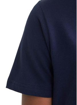 Camiseta Jack and Jones Simon azul marinho para criança.