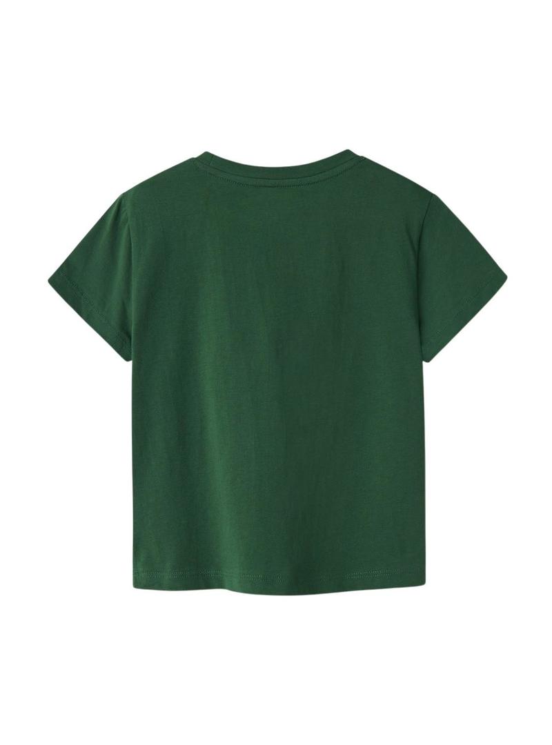 Camiseta Name It Brett verde para menino