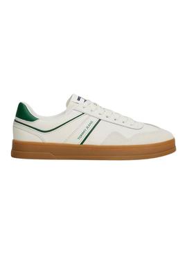 Sapatos Tommy Jeans The Greenwich Couro branco para homem.