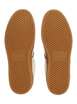 Sapatos Tommy Jeans The Greenwich Couro branco para homem.