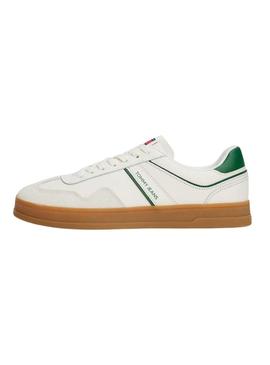 Sapatos Tommy Jeans The Greenwich Couro branco para homem.
