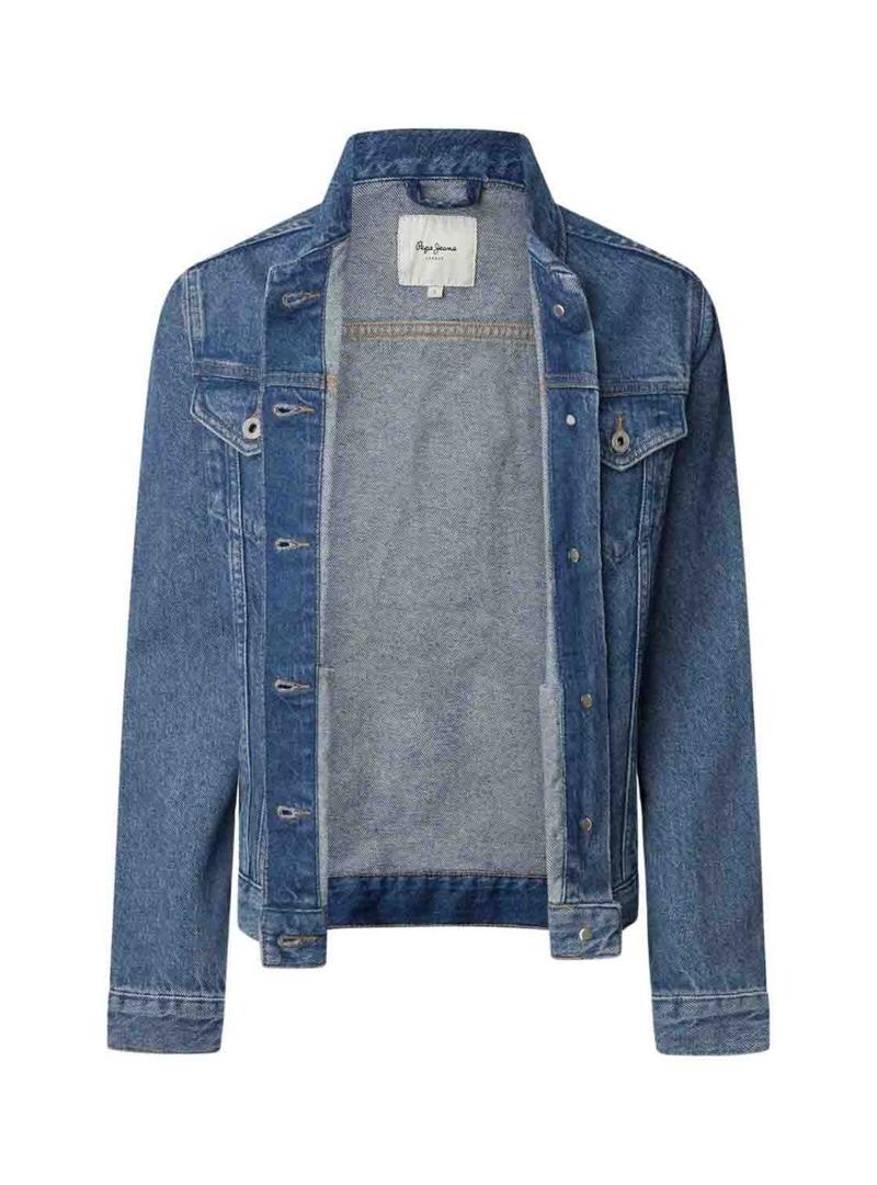 Jaqueta Pepe Jeans Regular azul para mulher