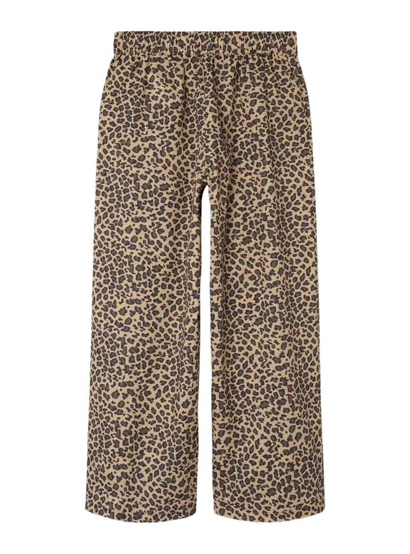 Calça Name It Beleo Animal Print para menina