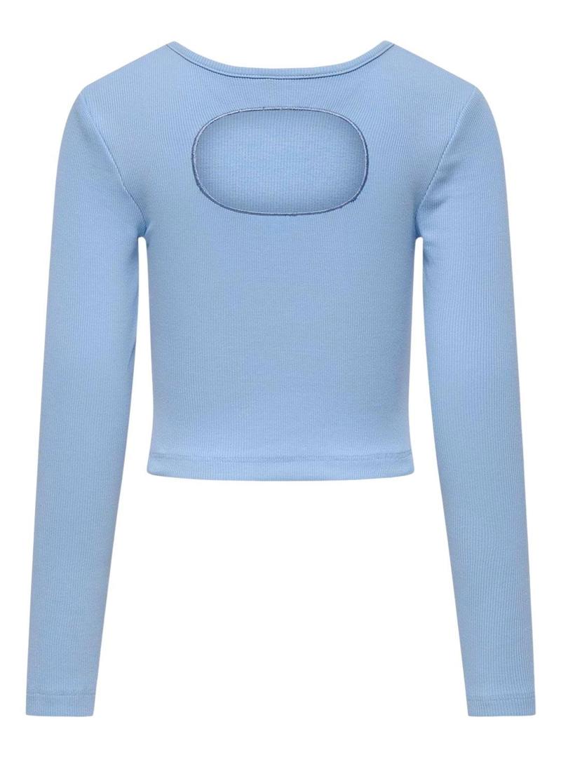 Top Only Kids Nessa azul para menina