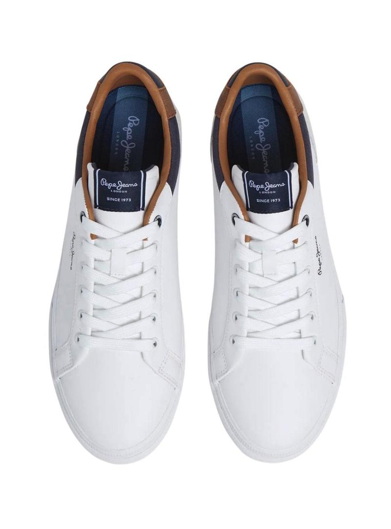 Sapatilhas Pepe Jeans Kenton Court branco para homem