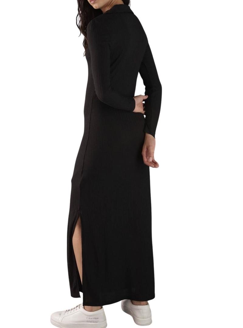 Vestido Calvin Klein Jeans Sheer preto para mulher