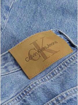 Saia Calvin Klein Jeans Maxi denim para mulher.