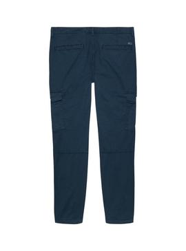 Calça Tommy Jeans Austin azul marinho para homem.