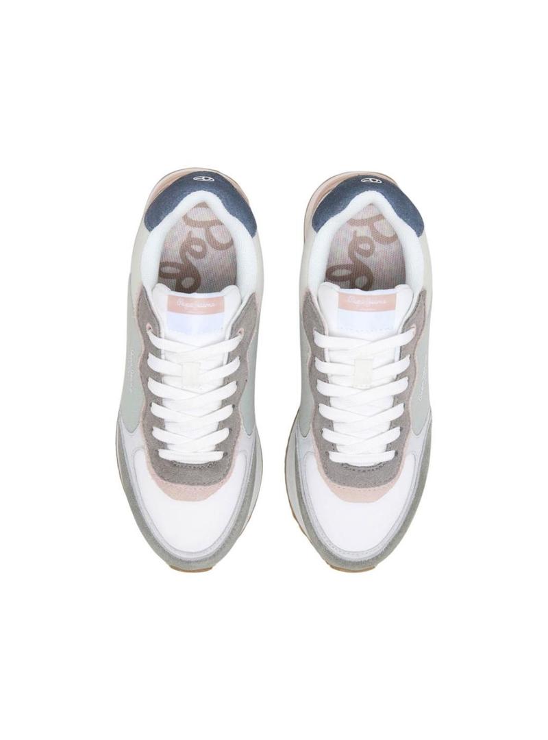 Sapatilhas Pepe Jeans Rusper Class turquesa para mulher