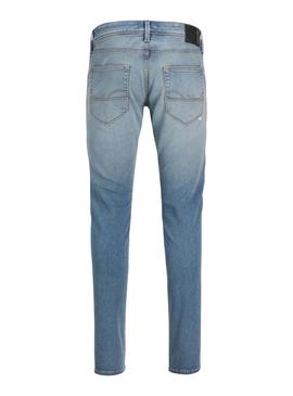 Calça jeans Jack and Jones Mike denim médio para homem