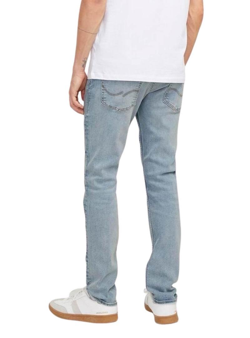 Calça jeans Jack and Jones Gleen denim para homens.