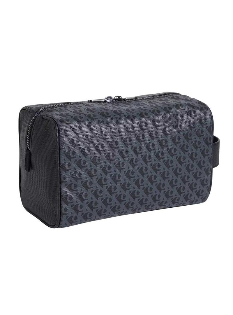 Nécessaire Calvin Klein Matte preto para homens e mulheres.