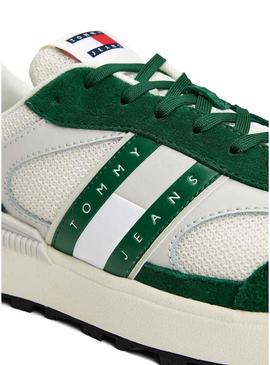 Sapatilhas Tommy Jeans Technical verdes para homem