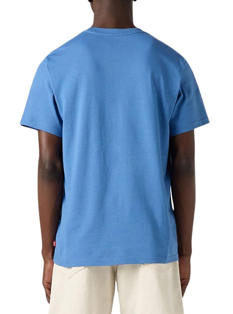 Camiseta Levi's Relaxed azul para homem.