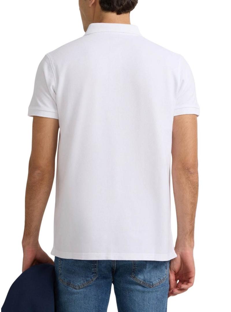 Polo Silbon básico branco para homem
