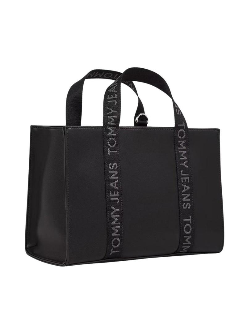 Bolsa Tommy Jeans Daily Elevated preta para mulher