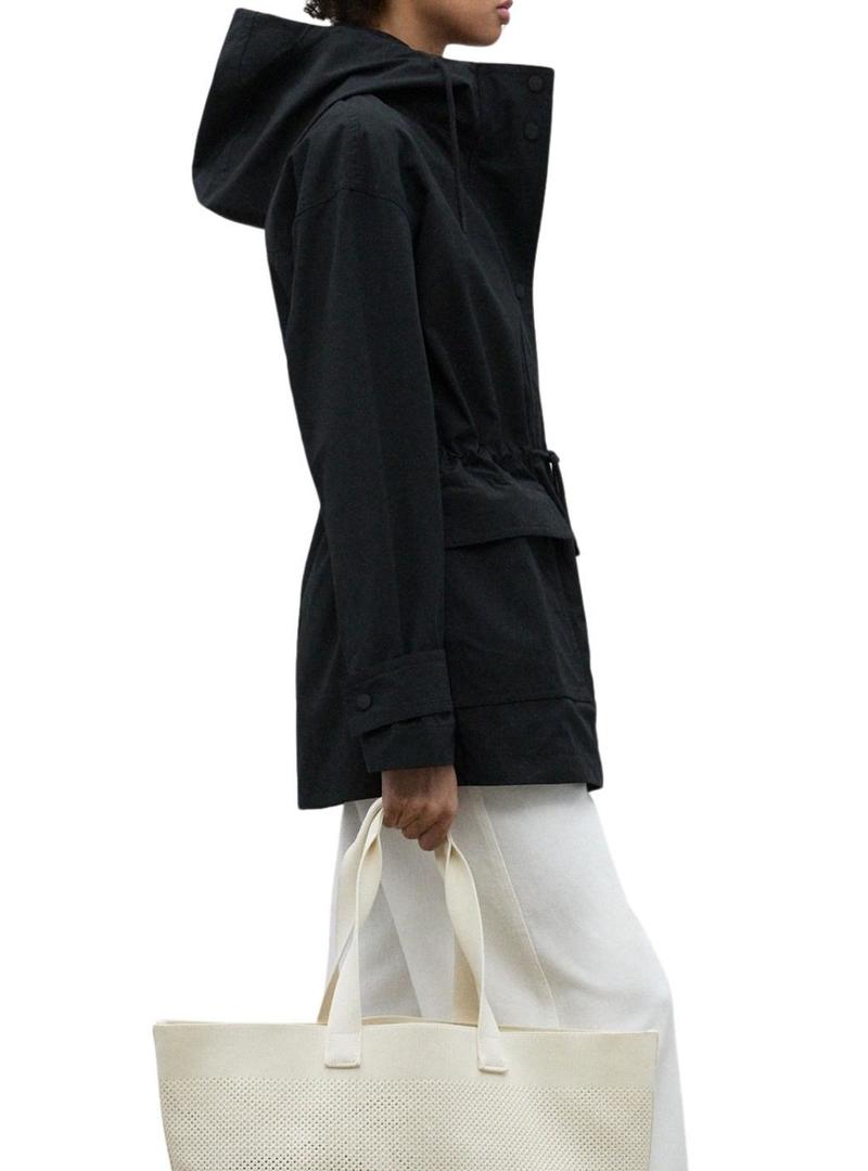 Jaqueta Ecoalf Tabur preta para mulher