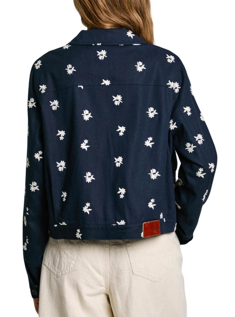 Jaqueta Pepe Jeans Georgina azul marinho para mulher.