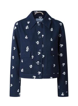 Jaqueta Pepe Jeans Georgina azul marinho para mulher.