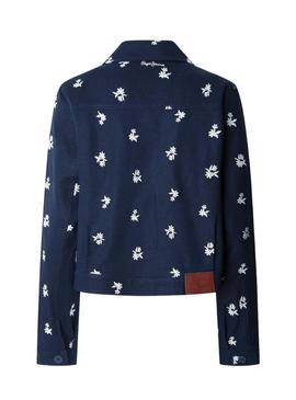 Jaqueta Pepe Jeans Georgina azul marinho para mulher.