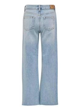 Calça jeans Only Kids Juicy clara para menina.